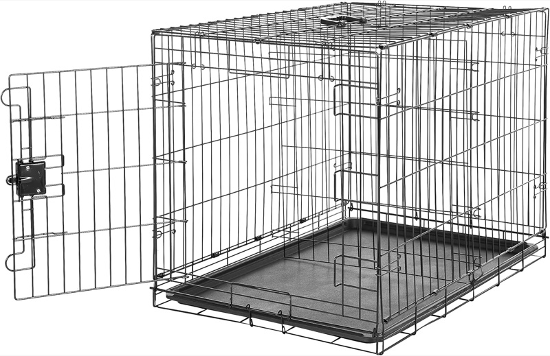 Large wire dog crate for larger breeds