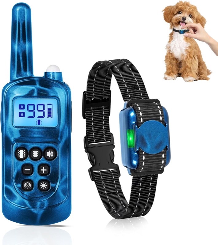Vibration training collar — delivers a vibration cue, not a shock; only used as directed